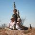 Hanging out with meerkats at Jack's Camp, Botswana